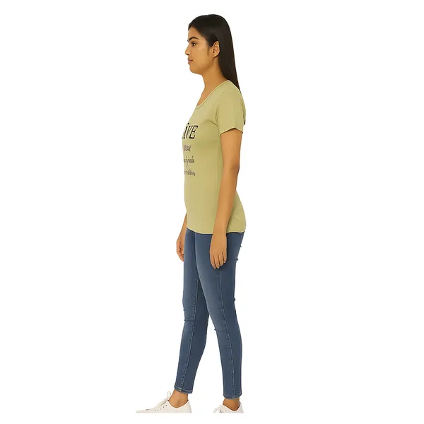 Olive_100%_Soft_Cotton_Ladies_Top_With_Chest_Print_Soft,_Stylish_&_Everyday_Essential