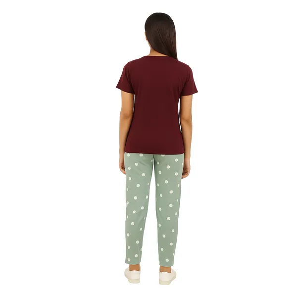 Multicolor_100%_Soft_Cotton_Night_Dress_Set_For_Women_Printed_T-Shirt_&_All-Over_Printed_Pants_For_Ultimate_Comfort