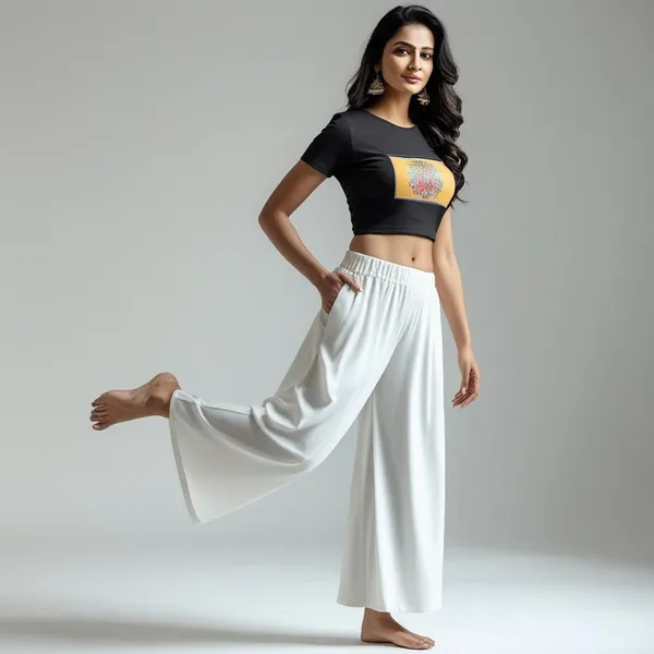 White_Ladies_Palazzo_Pants_Flowy,_Comfortable_&_Stylish_Everyday_Bottomwear