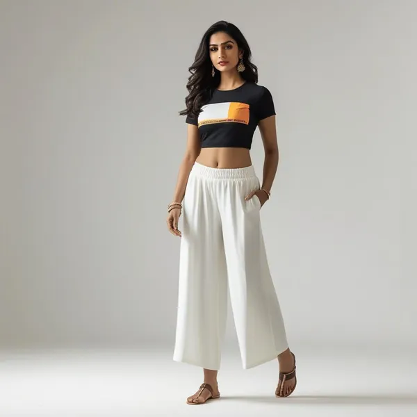 White_Ladies_Palazzo_Pants_Flowy,_Comfortable_&_Stylish_Everyday_Bottomwear