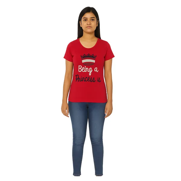 Red_100%_Soft_Cotton_Ladies_Top_With_Chest_Print_Soft,_Stylish_&_Everyday_Essential