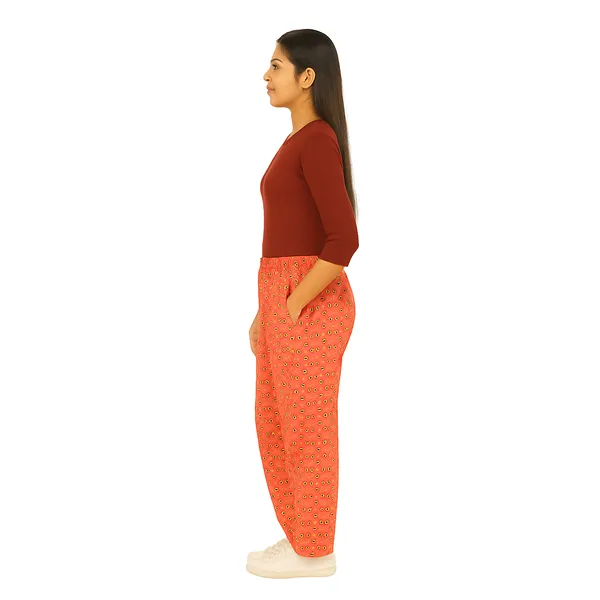 Multicolor_Ladies_100%_Soft_Cotton_Night_Pants_with_Pockets