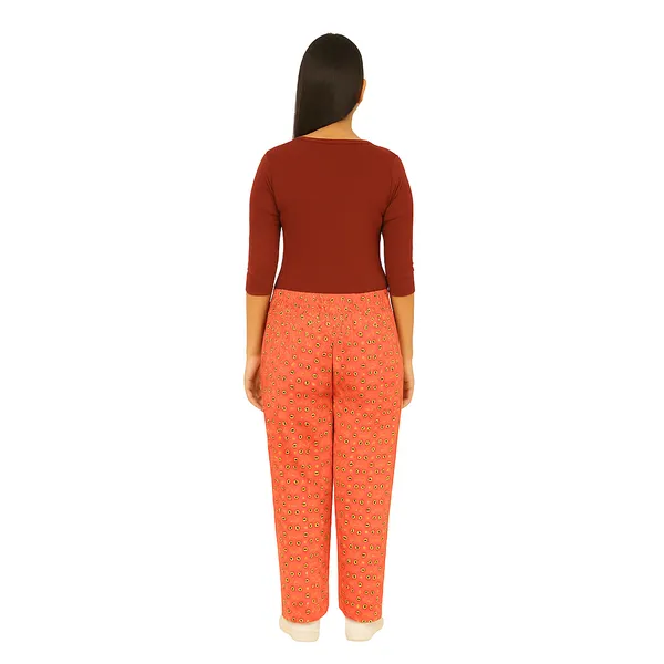 Multicolor_Ladies_100%_Soft_Cotton_Night_Pants_with_Pockets