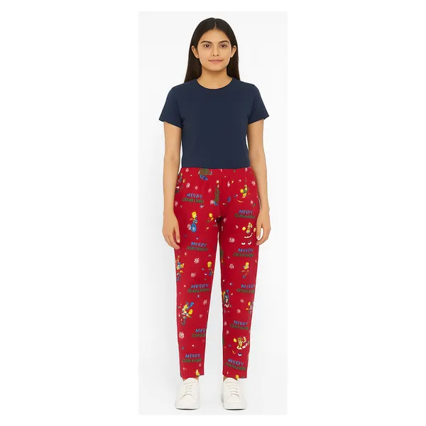 Multicolor_Ladies_100%_Soft_Cotton_Night_Pants