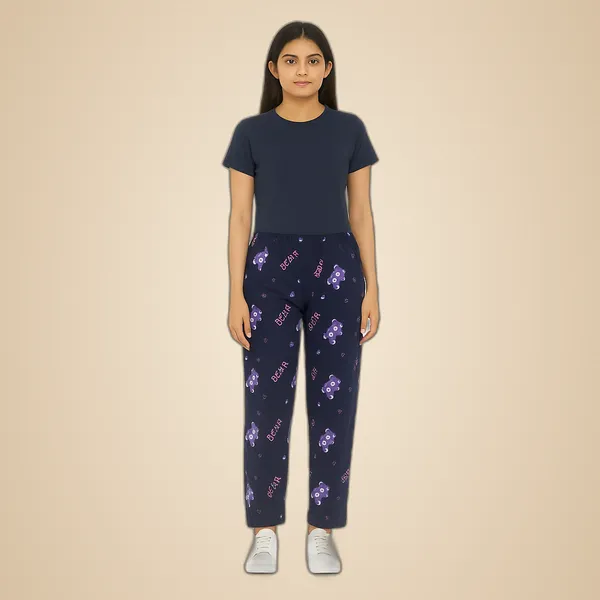 Multicolor_Ladies_100%_Soft_Cotton_Night_Pants