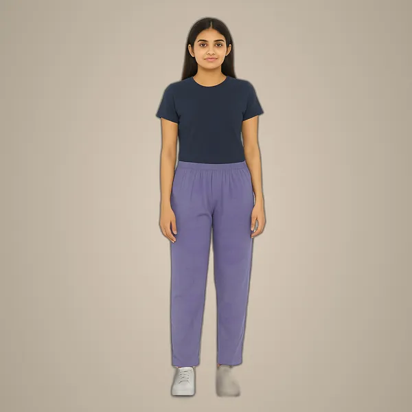 Lavender_Ladies_100%_Soft_Cotton_Night_Pants