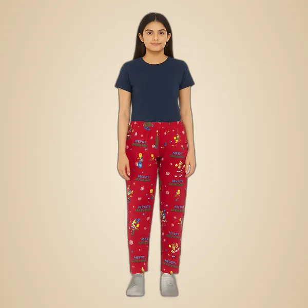 Multicolor_Ladies_100%_Soft_Cotton_Night_Pants
