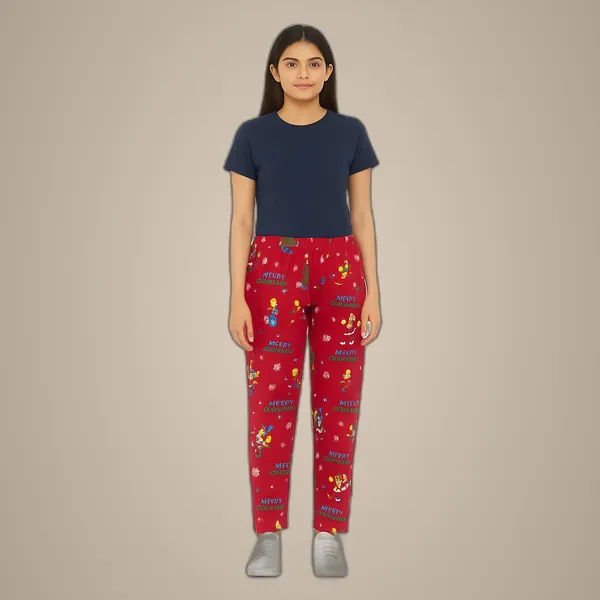 Multicolor_Ladies_100%_Soft_Cotton_Night_Pants