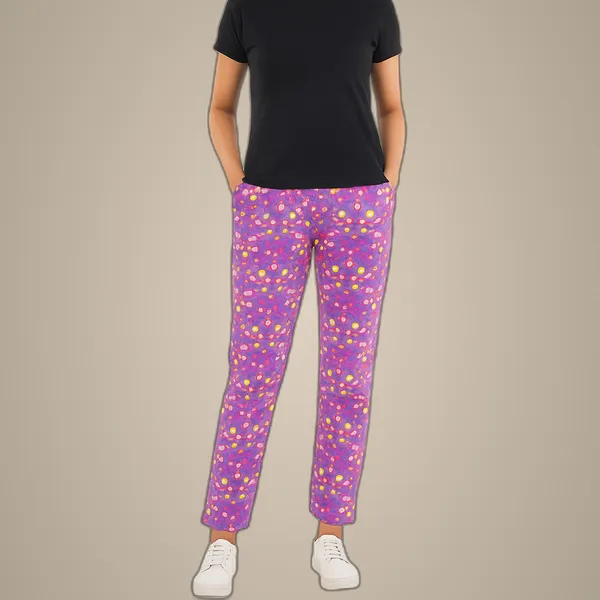 Multicolor_Ladies_100%_Soft_Cotton_Night_Pants_with_Pockets