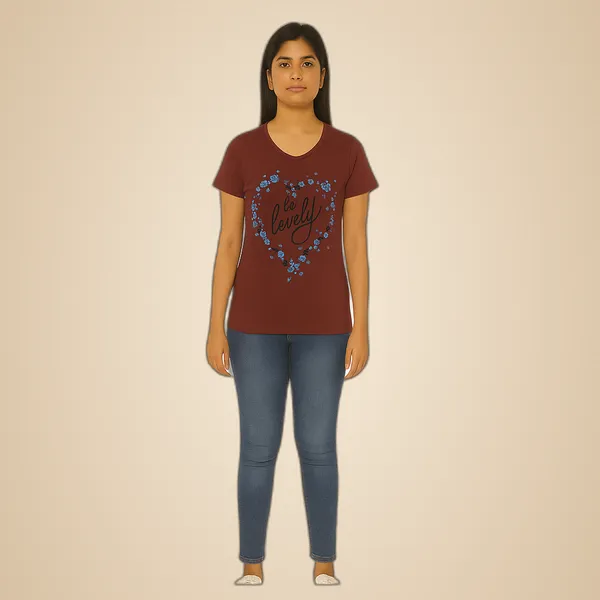 Brown_100%_Soft_Cotton_Ladies_Top_With_Chest_Print_Soft,_Stylish_&_Everyday_Essential