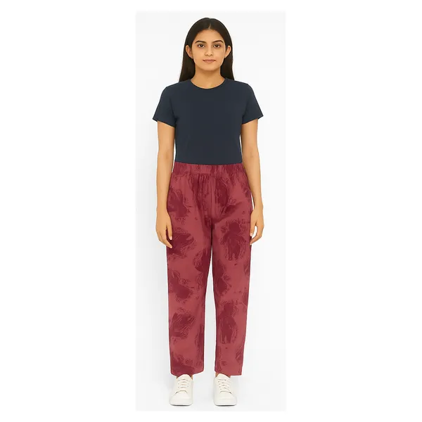 Multicolor_Ladies_100%_Soft_Cotton_Night_Pants