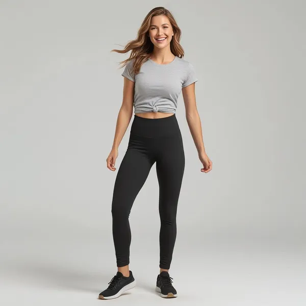 Black_Ladies_Ankle_Fit_Leggings_Soft,_Breathable,_And_Comfortable_Fit