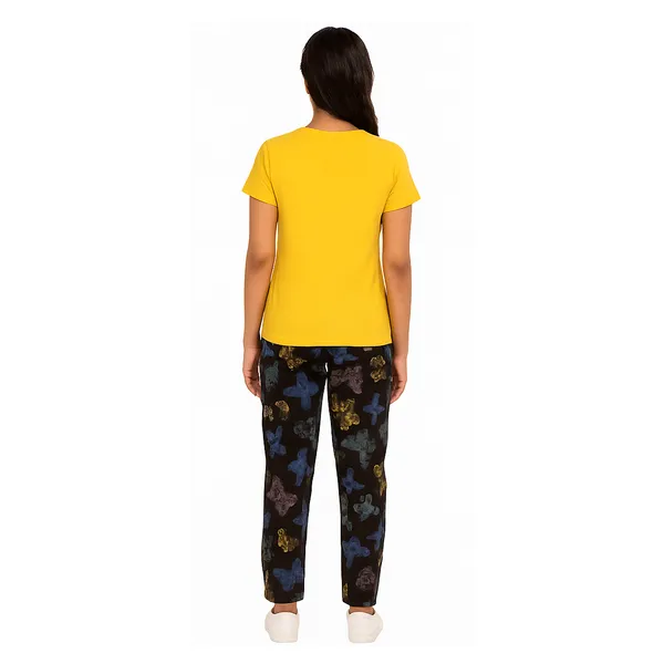Multicolor_100%_Soft_Cotton_Night_Dress_Set_For_Women_Printed_T-Shirt_&_All-Over_Printed_Pants_For_Ultimate_Comfort