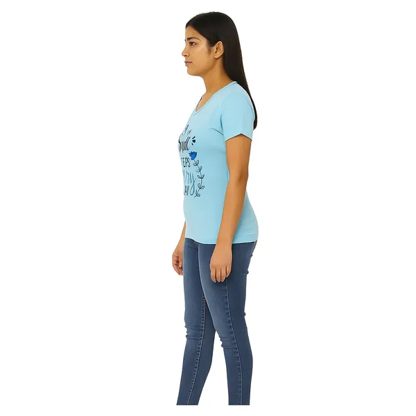 Sky_Blue_100%_Soft_Cotton_Ladies_Top_With_Chest_Print_Soft,_Stylish_&_Everyday_Essential