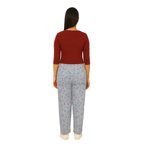 Multicolor_Ladies_100%_Soft_Cotton_Night_Pants_with_Pockets