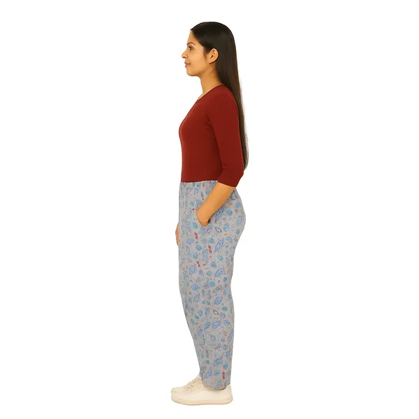 Multicolor_Ladies_100%_Soft_Cotton_Night_Pants_with_Pockets