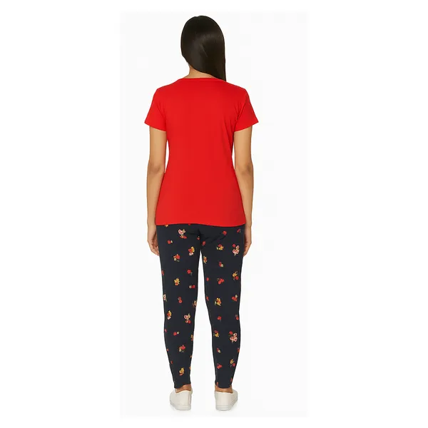 Multicolor_100%_Soft_Cotton_Night_Dress_Set_For_Women_Printed_T-Shirt_&_All-Over_Printed_Pants_For_Ultimate_Comfort