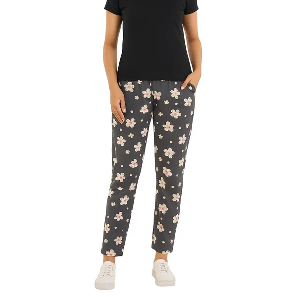 Multicolor_Ladies_100%_Soft_Cotton_Night_Pants_with_Pockets