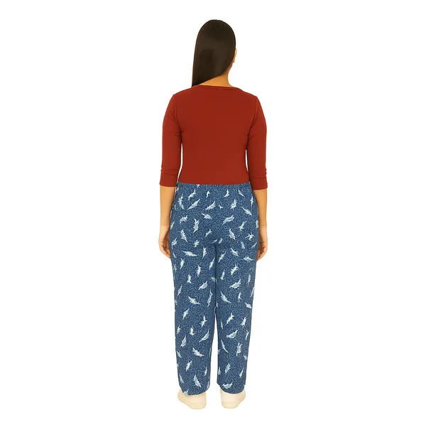 Multicolor_Ladies_100%_Soft_Cotton_Night_Pants_with_Pockets