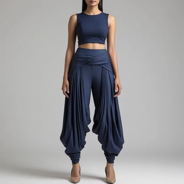 Navy_Ladies_Patiala_Pants_Traditional_Elegance_With_Everyday_Comfort