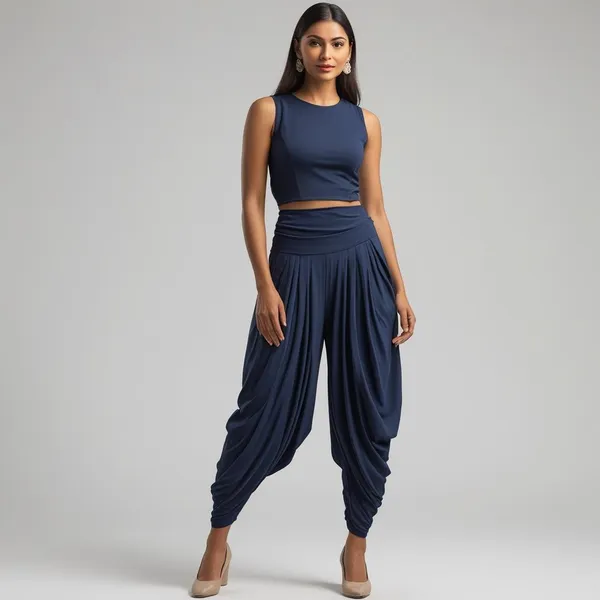 Navy_Ladies_Patiala_Pants_Traditional_Elegance_With_Everyday_Comfort