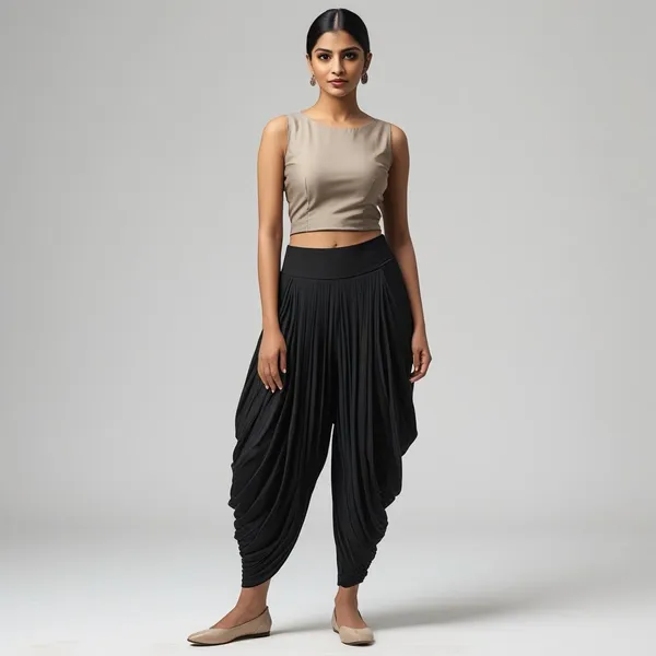 Black_Ladies_Patiala_Pants_Traditional_Elegance_With_Everyday_Comfort