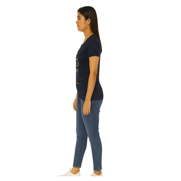 Navy_Blue_100%_Soft_Cotton_Ladies_Top_With_Chest_Print_Soft,_Stylish_&_Everyday_Essential