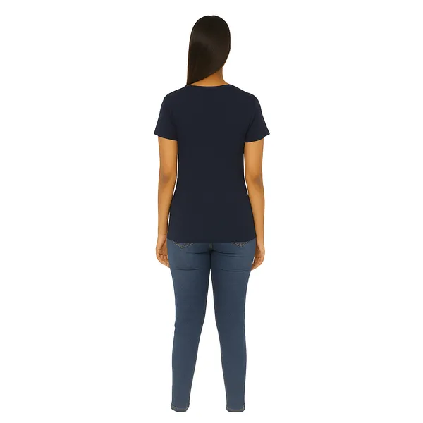 Navy_Blue_100%_Soft_Cotton_Ladies_Top_With_Chest_Print_Soft,_Stylish_&_Everyday_Essential