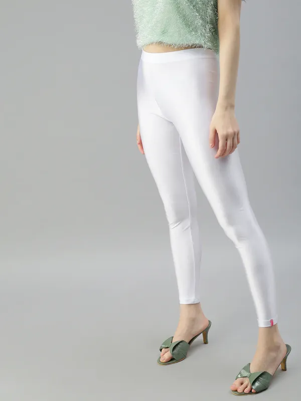 White_Stretchable_Shimmer_Leggings_For_Women_Soft,_Breathable_&_Skin-Friendly