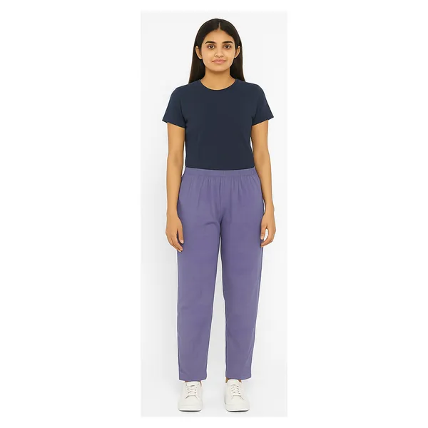 Lavender_Ladies_100%_Soft_Cotton_Night_Pants