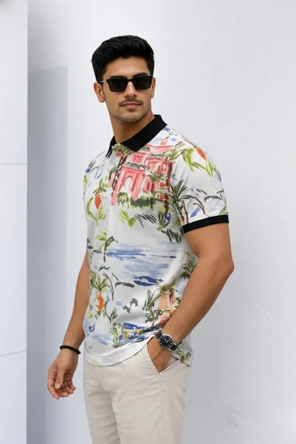 Multicolor_Premium_Fabric_Regular_Printed_Polo_T_Shirt_For_Men