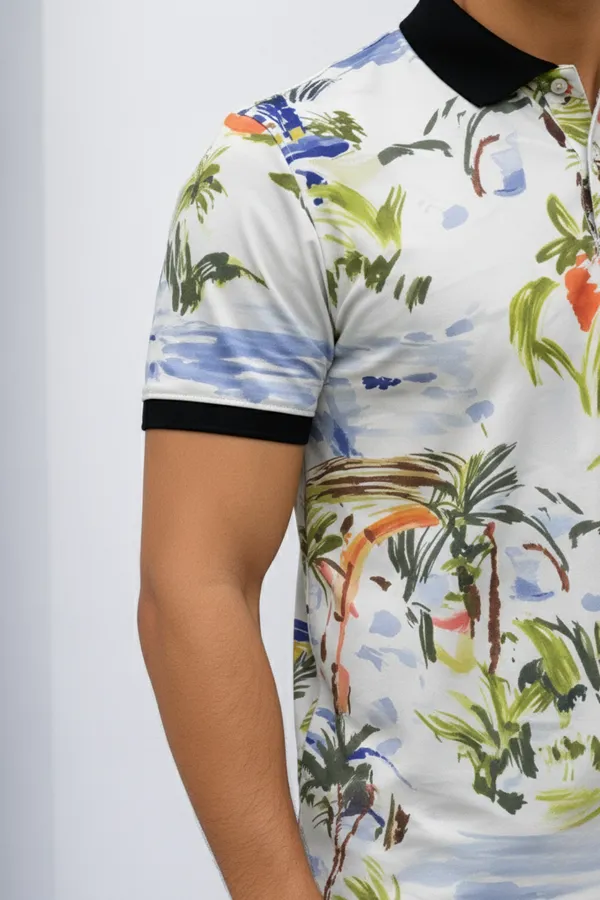 Multicolor_Premium_Fabric_Regular_Printed_Polo_T_Shirt_For_Men