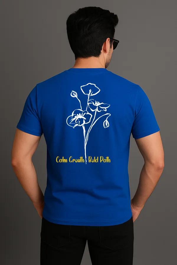 Blue_Premium_Cotton_Fabric_Regular_Round_Neck_T_Shirt_For_Men
