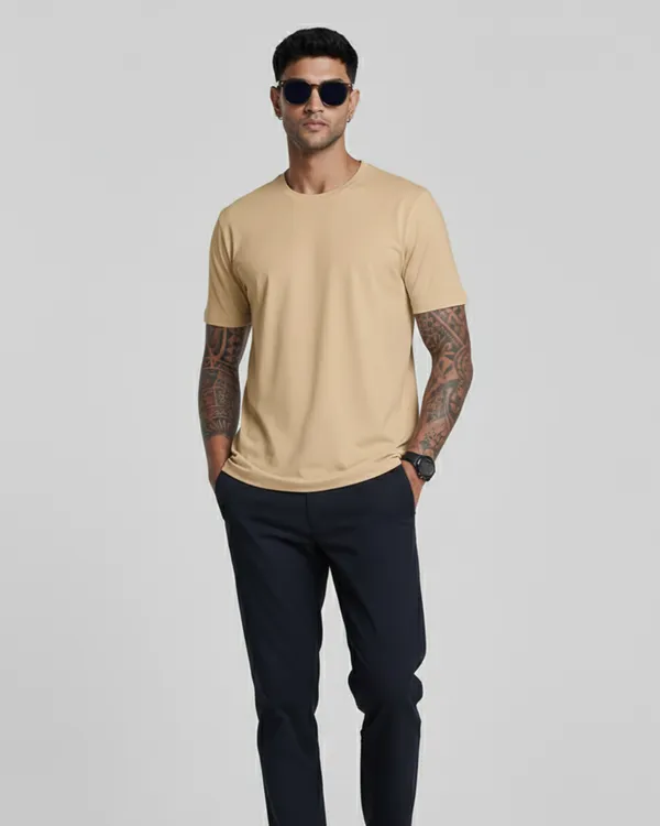 Premium_Cotton_Fabric_Regular_Round_Neck_Solid_T_Shirt_For_Men