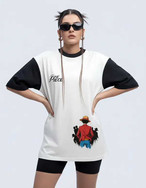 White_Premium_Fabric_Printed_Oversized_Fit_T_Shirt_For_Women