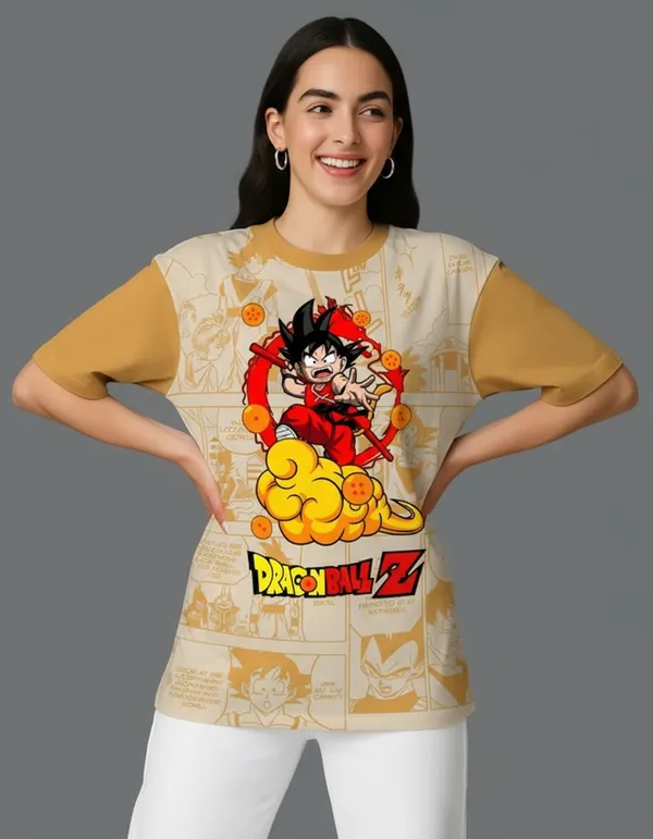 Orange_Premium_Fabric_Printed_Oversized_Fit_T_Shirt_For_Women
