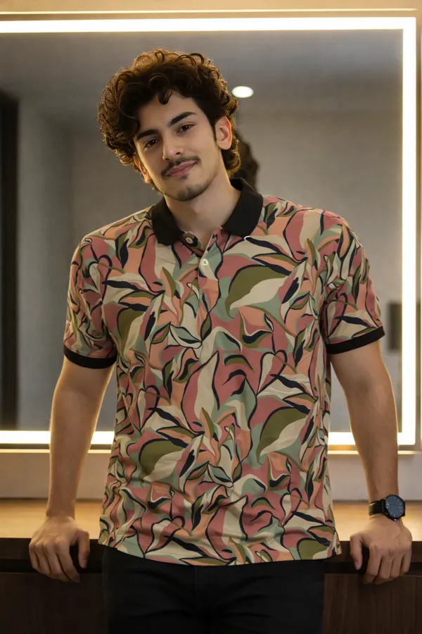 Multicolor_Premium_Fabric_Regular_Printed_Polo_T_Shirt_For_Men