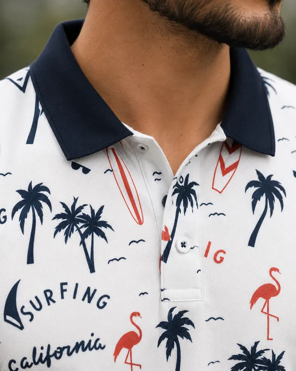Tshirtsbuddy_Mens_California_Beach_Print_Polo_T-Shirt
