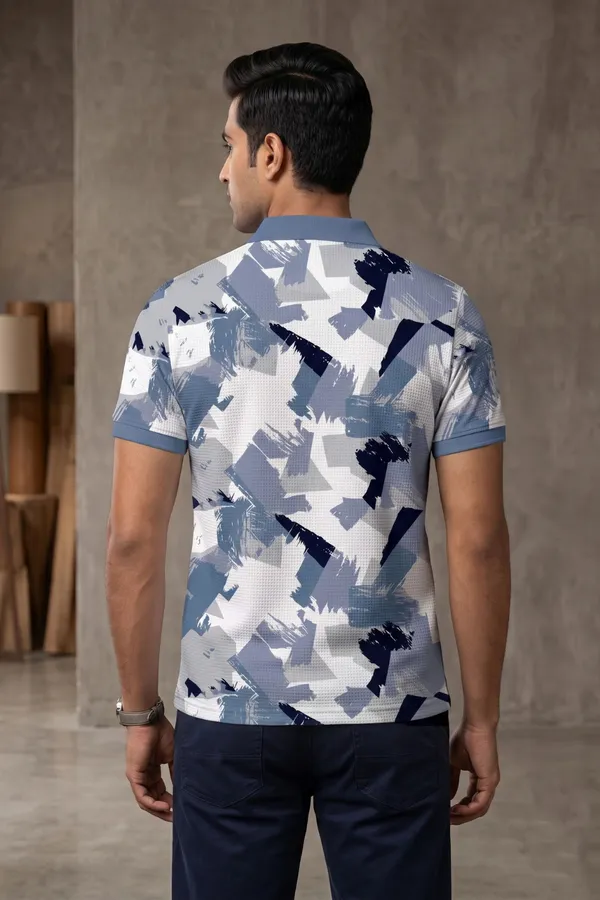Men's_White_&_Blue_Abstract_Printed_Polo_T-Shirt