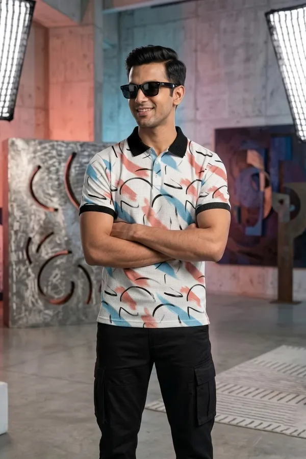 Men's_White_Abstract_Printed_Polo_T-Shirt