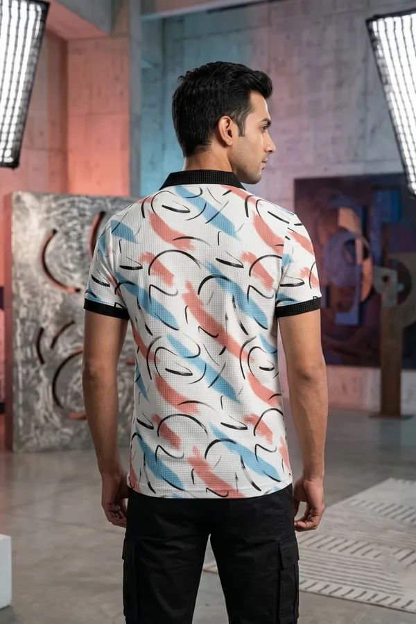Men's_White_Abstract_Printed_Polo_T-Shirt