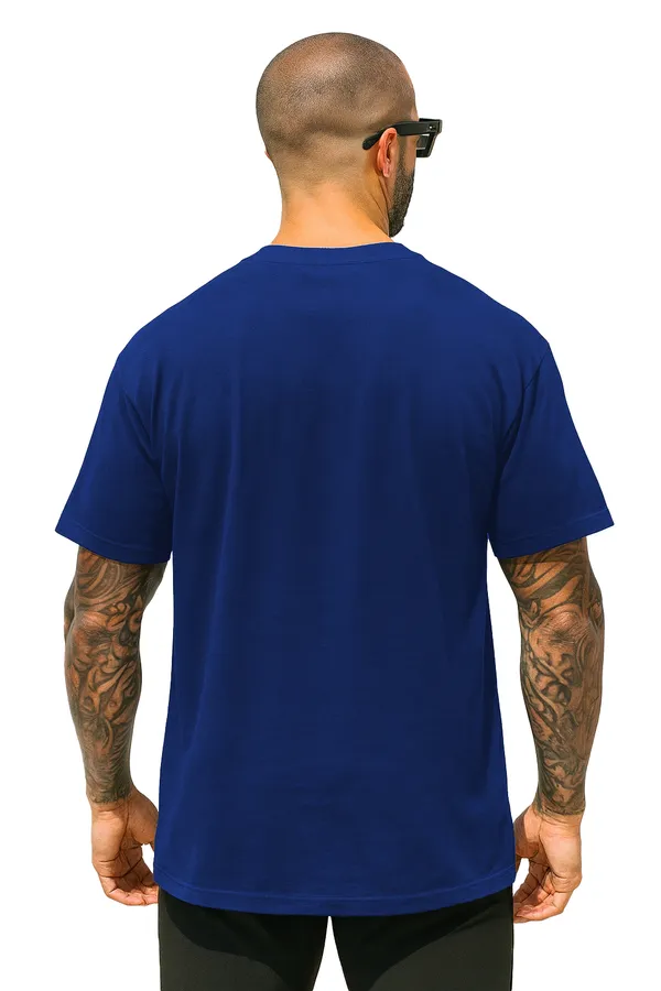 Blue_Premium_Cotton_Fabric_Regular_Round_Neck_T_Shirt_For_Men