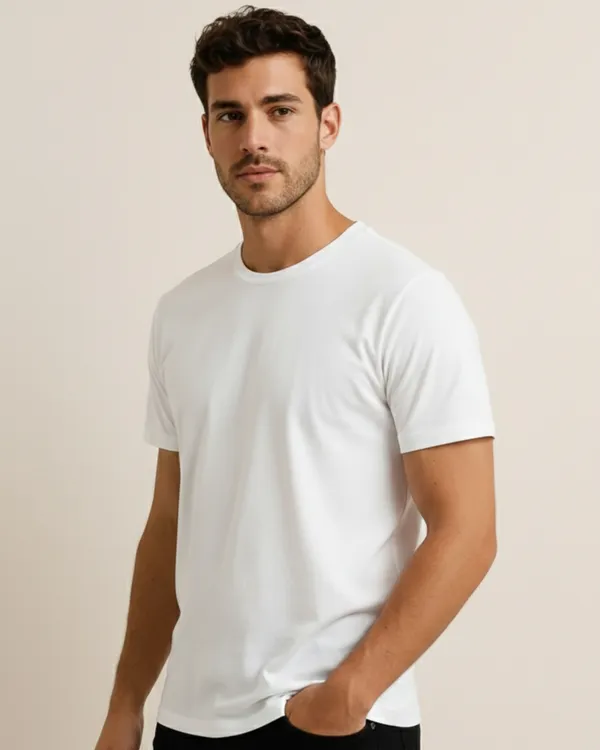 Premium_Cotton_Fabric_Regular_Round_Neck_Solid_T_Shirt_For_Men