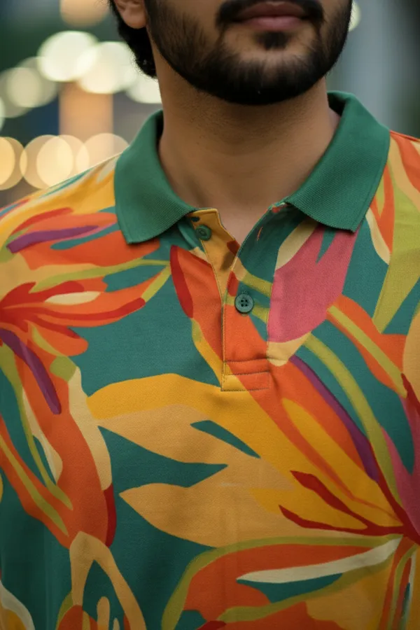 Multicolor_Premium_Fabric_Regular_Printed_Polo_T_Shirt_For_Men