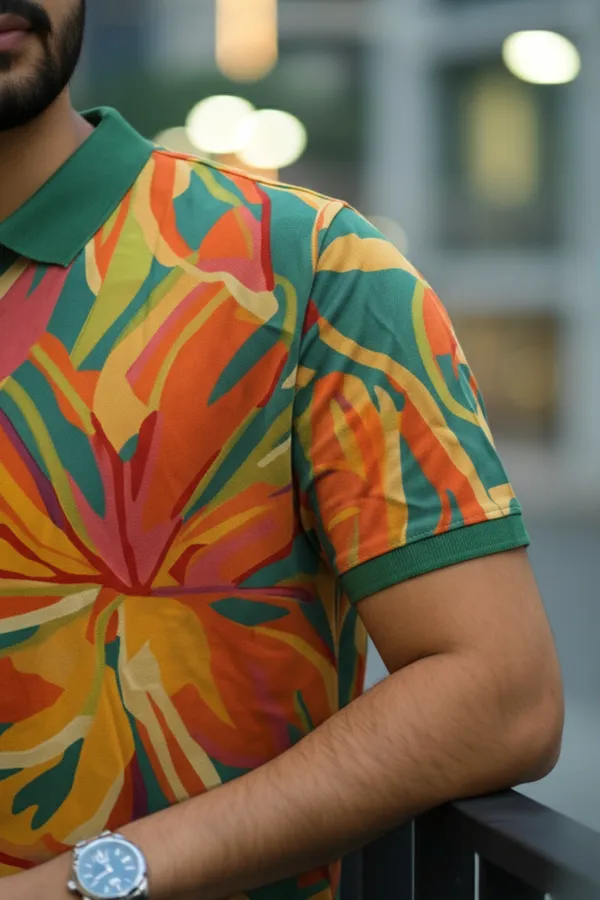 Multicolor_Premium_Fabric_Regular_Printed_Polo_T_Shirt_For_Men