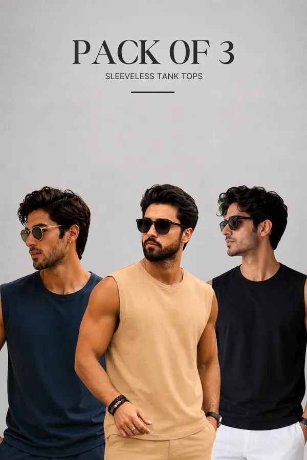 Mens_Sleeveless_Tank_Tops_-_Navy,_Beige_&_Black_Pack_of_3