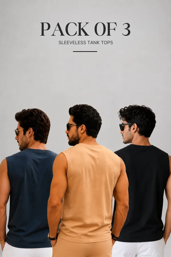 Mens_Sleeveless_Tank_Tops_-_Navy,_Beige_&_Black_Pack_of_3