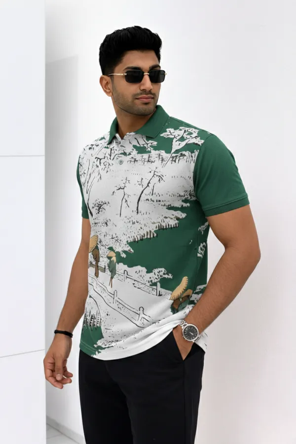 Multicolor_Premium_Fabric_Regular_Printed_Polo_T_Shirt_For_Men