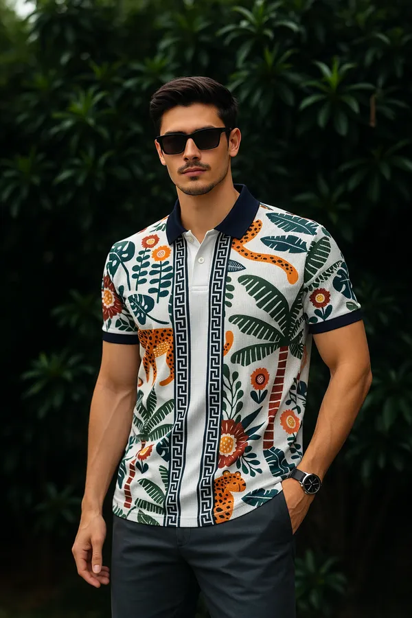 Multicolor_Premium_Fabric_Regular_Printed_Polo_T_Shirt_For_Men