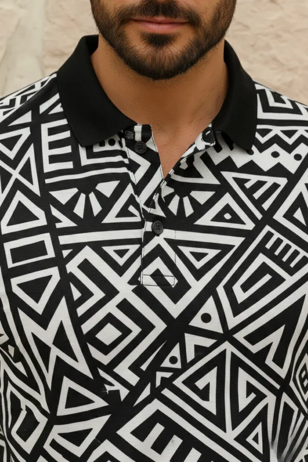 Black_Premium_Fabric_Regular_Printed_Polo_T_Shirt_For_Men
